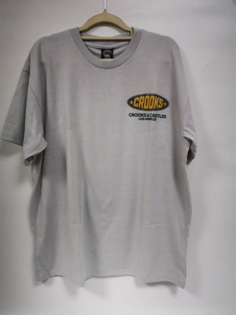 CROOKS CASTLES Versatile Men Short Sleeve T-shirt Loose Casual Tops